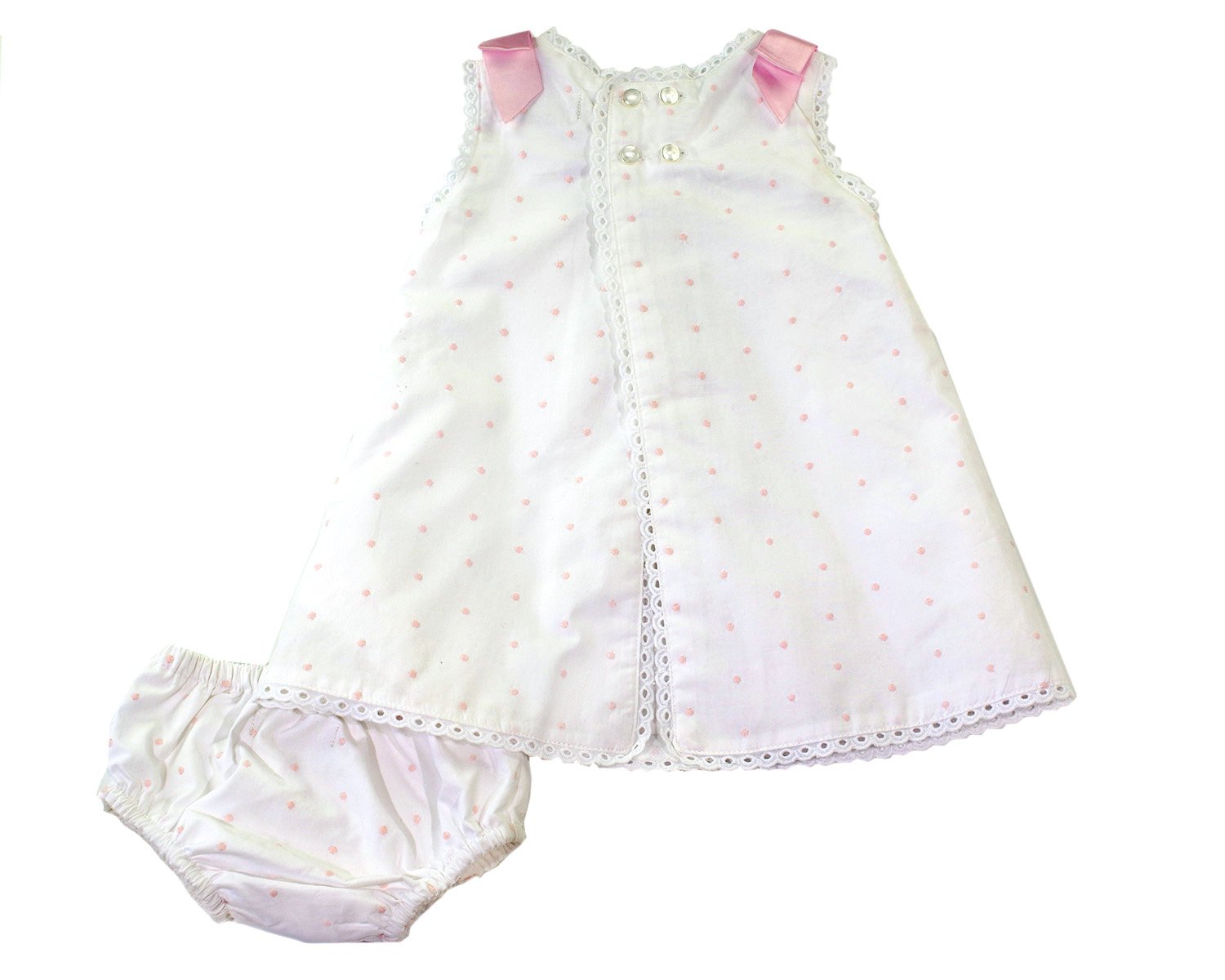 Newborn Baby Girl Coming Home Outfit White Christening Baptism Dress Size 0-3 Months