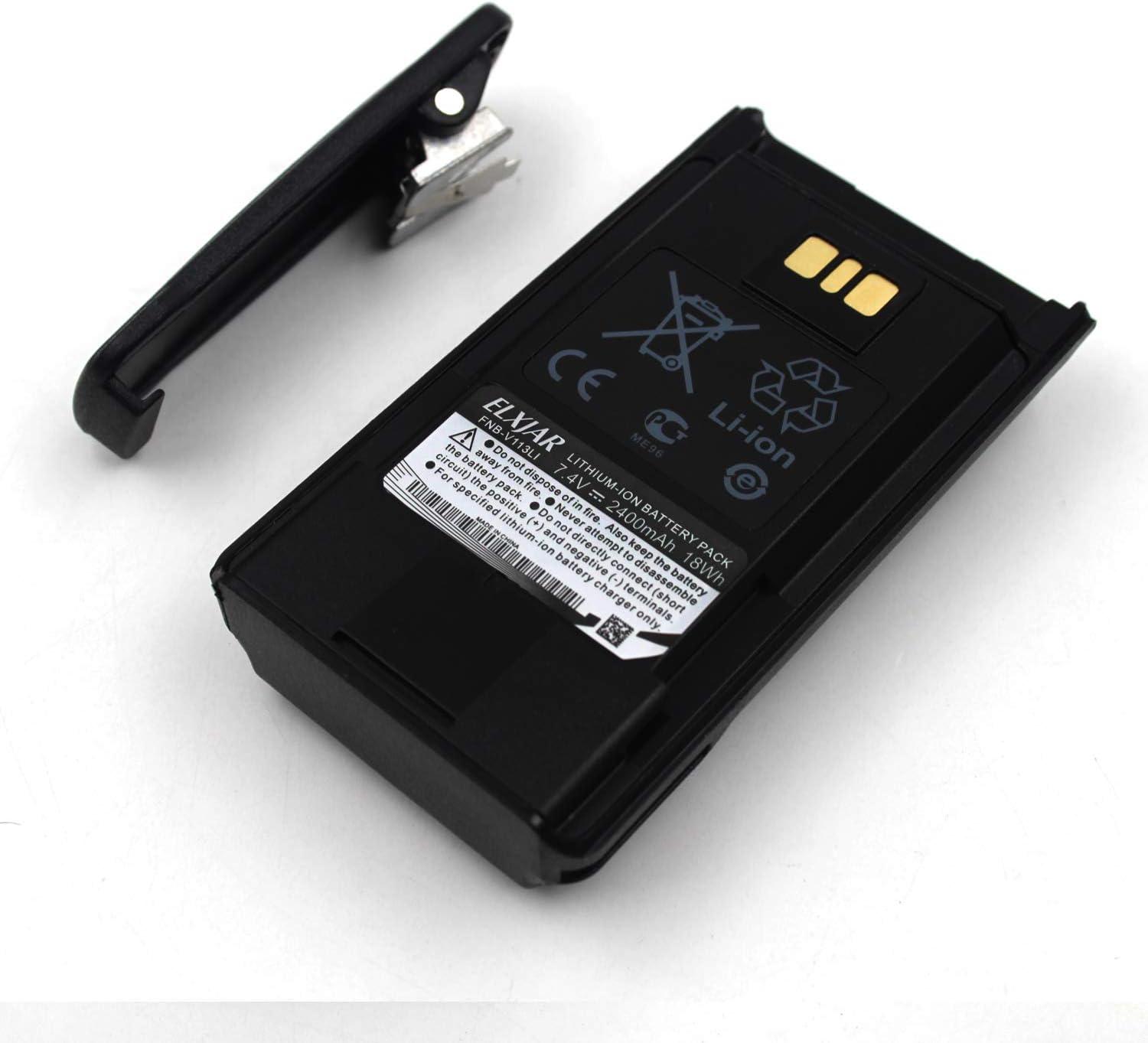 (2-Pack) 7.4V 2400mAh FNB-V113Li Li-Ion Two Way Radio Batteryy for Vertex Standard VX-450 VX-451 VX-454 EVX-261 EVX-531 AAJ67X001 EVX-534 FNB-V112 : Electronics