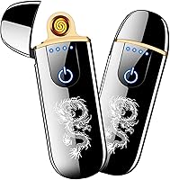 Vista 8 de Encendedor Electrónico, Encendedor Eléctrico, Encendedor Inteligente Recargable USB, Encendedores Geniales Portátil Encendido de Doble Cara