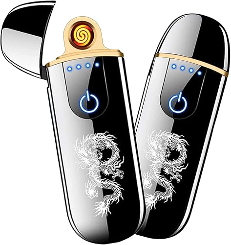 Miniatura 7 de Encendedor electrónico, encendedor inteligente recargable por USB, mini encendedor eléctrico, encendido táctil, resistente al viento, encendedor sin