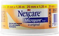 3M, Fita Micropore Nexcare, Bege - 25 mm x 1,35 m