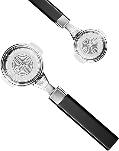 IKAPE Productos de café, E61 Portafiltro desnudo sin fondo compatible con E61, Flair 58, ECM, Rocket, Sanremo, Synesso, Slayer, VBM máquinas de café