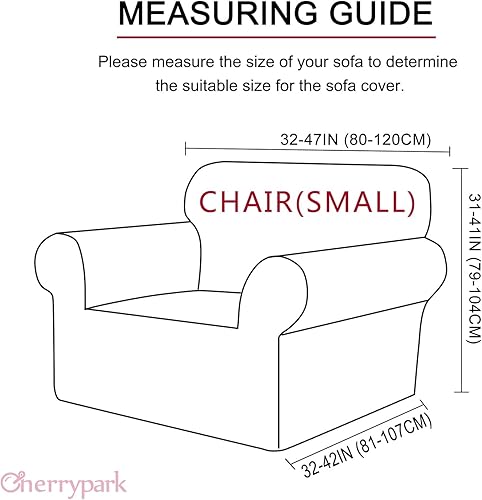 Miniatura 6 de Cherrypark Funda de sofá impermeable de espuma de alta elasticidad para sillón, funda de sofá suave Qulited, funda de sofá suave a prueba de pelo de