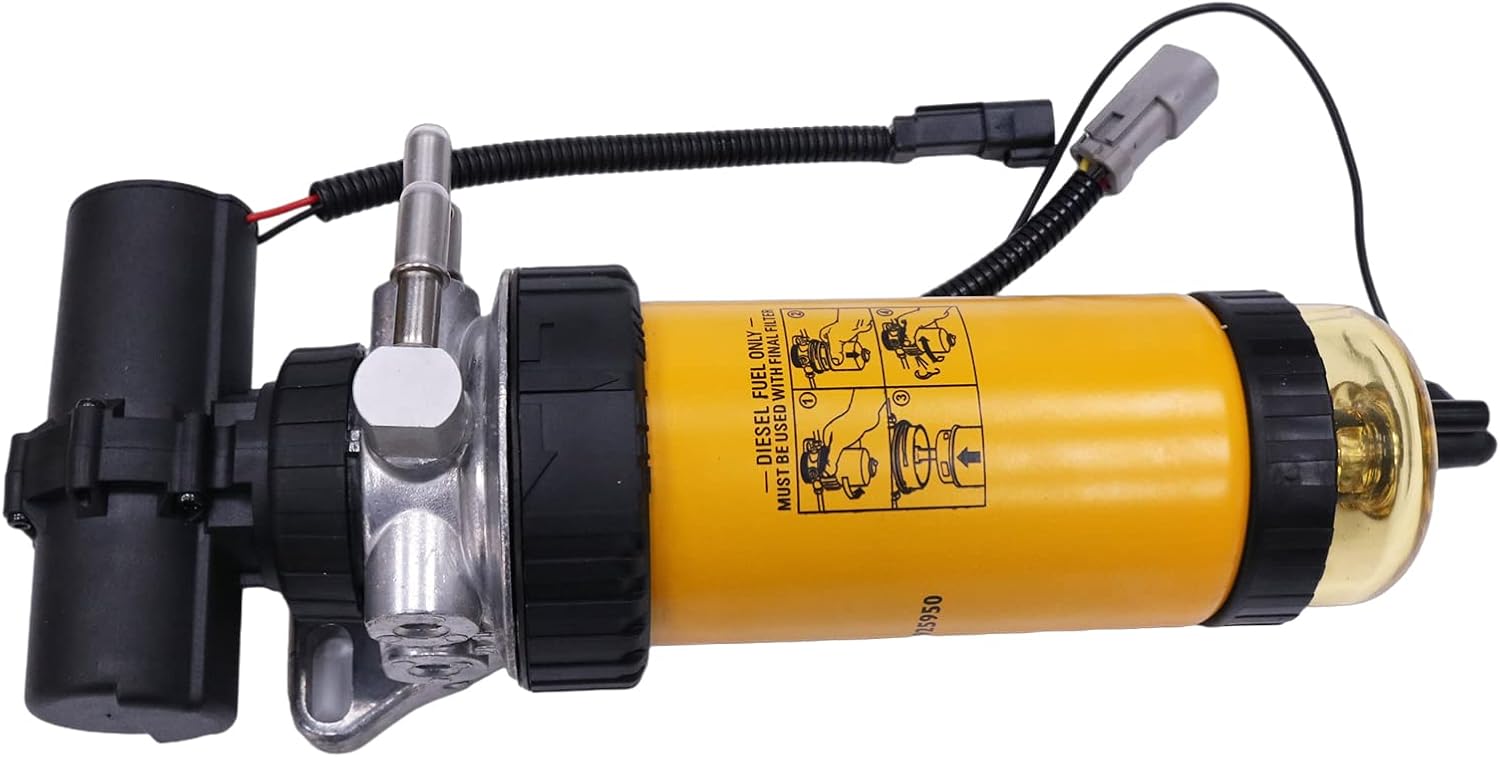FridayParts Fuel Lift Pump 333/C3351 320/A7046 Compatible for JCB 6TST 3CX 4CX Replacement
