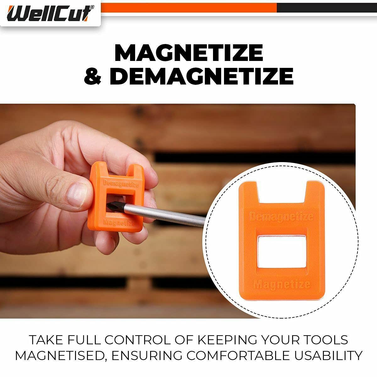 WELLCUT WC-RSD63 Jeu de 63 tournevis à cliquet de précision et poignée antidérapante et embouts magnétiques en acier robuste dans un étui portable pour bricolage et application professionnelle
