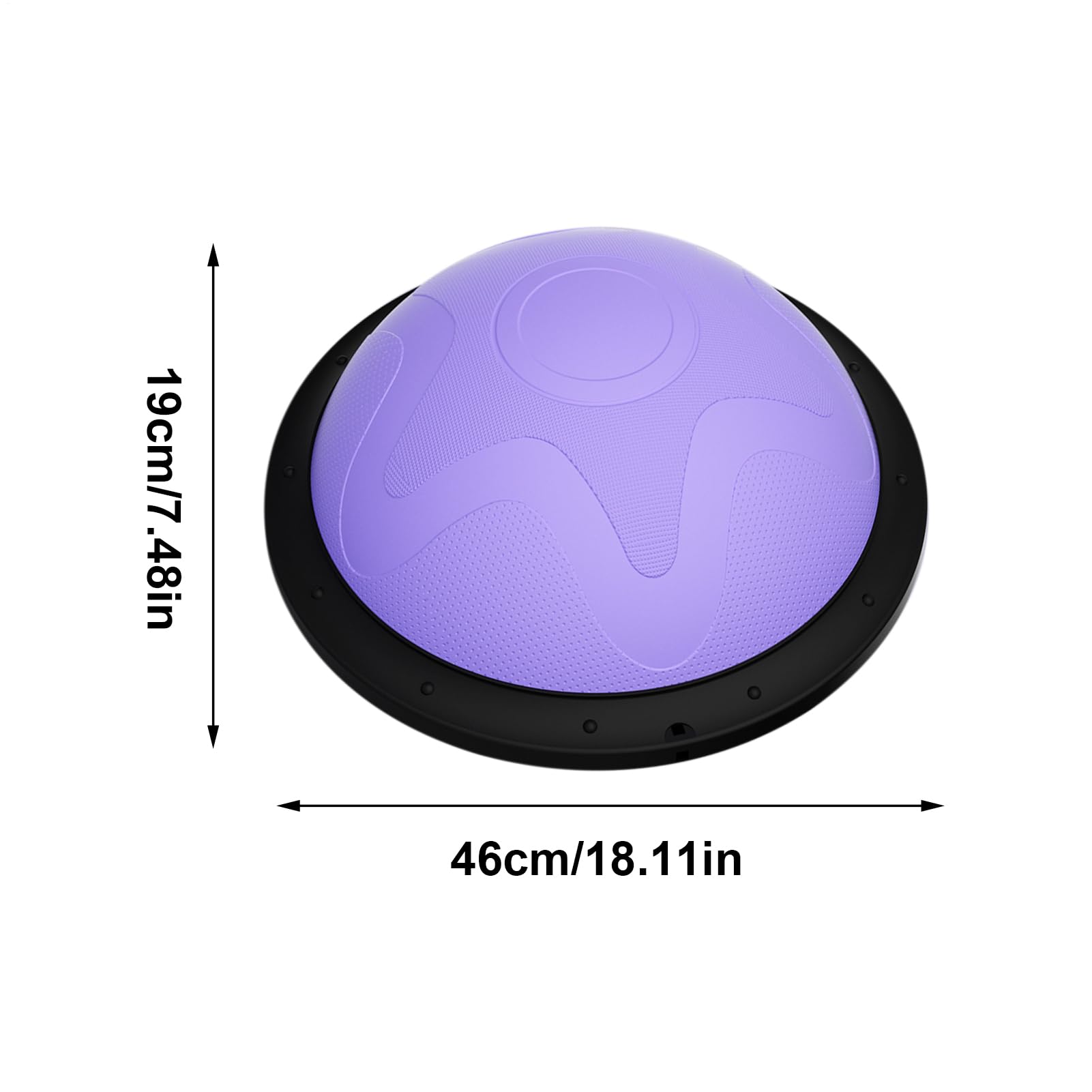 Yoga Balance Ball Half Core Workout Equipment | Balancing Board Ball for Men Women Wife Husband Family Home Yoga Studio Gym Fitness