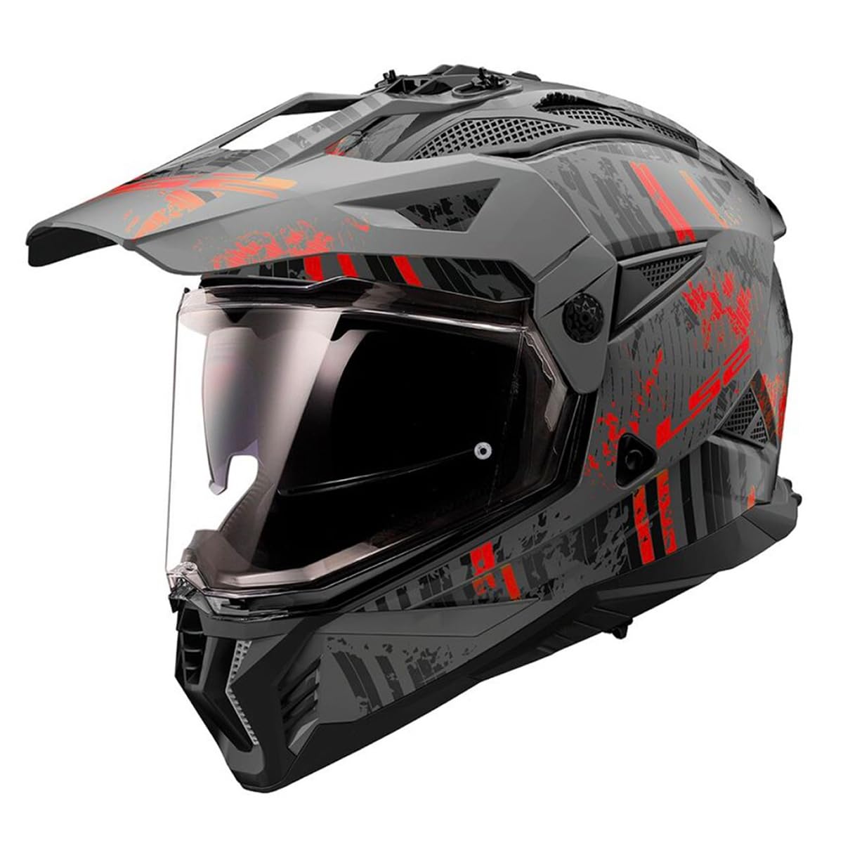 LS2 Helmets Blaze II Adventure Motorcycle Helmet W/SunShield