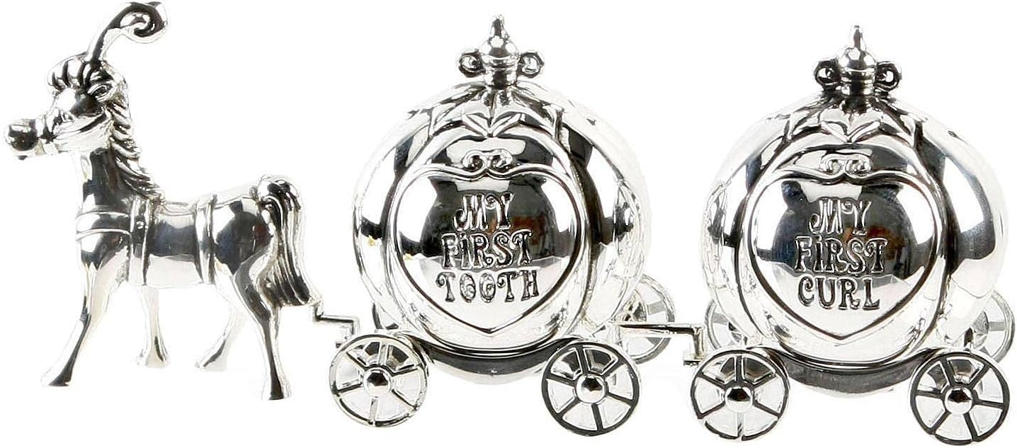 Widdop Bingham Silver Plated Cinderella Carriage, 200 g