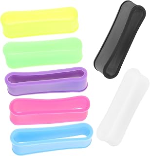 7pcs Silicone Racket Grip Bands for Tennis and Badminton