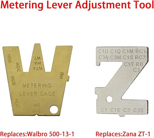 Miniatura 4 de 12 piezas de herramienta de ajuste de carburador Kit de ajuste de carbohidratos con herramienta de palanca de medición ZT-1 500-13 para motor