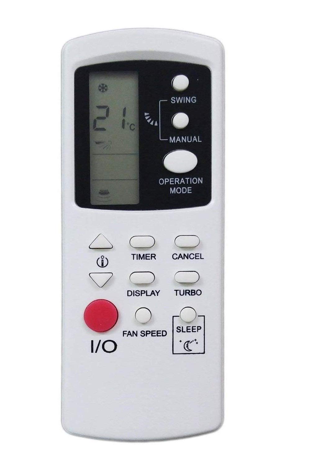 TA Technology Ahead Large Screen Display IO AC Remote Control Works for Haier Original Air Conditioner - White & Black (B08QZ6T5RL) Amazon Price History, Amazon Price Tracker