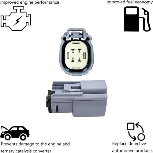 Miniatura 5 de Dropwater Under Downstream O2 Sensor de oxígeno compatible con Ford C-Max Escape FusIon Transit Connect 2L 2.5L, reemplaza #234-4578 DY1203