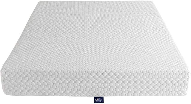 Silentnight 7 Zone Memory Foam Rolled Mattress | Made in the UK | |Medium Firm |King,White