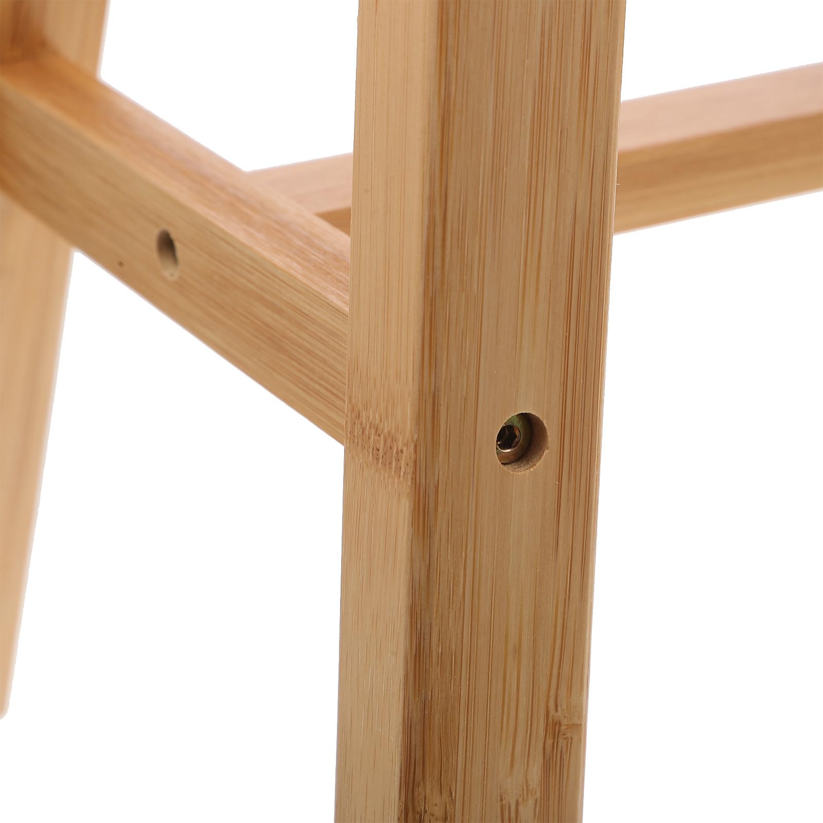 Taburete de Madera Pequeño para Cambiar Zapatos Banco de Bambú Natural Taburete Decorativo Multifunción para Baño y Hogar Resistente y Versátil