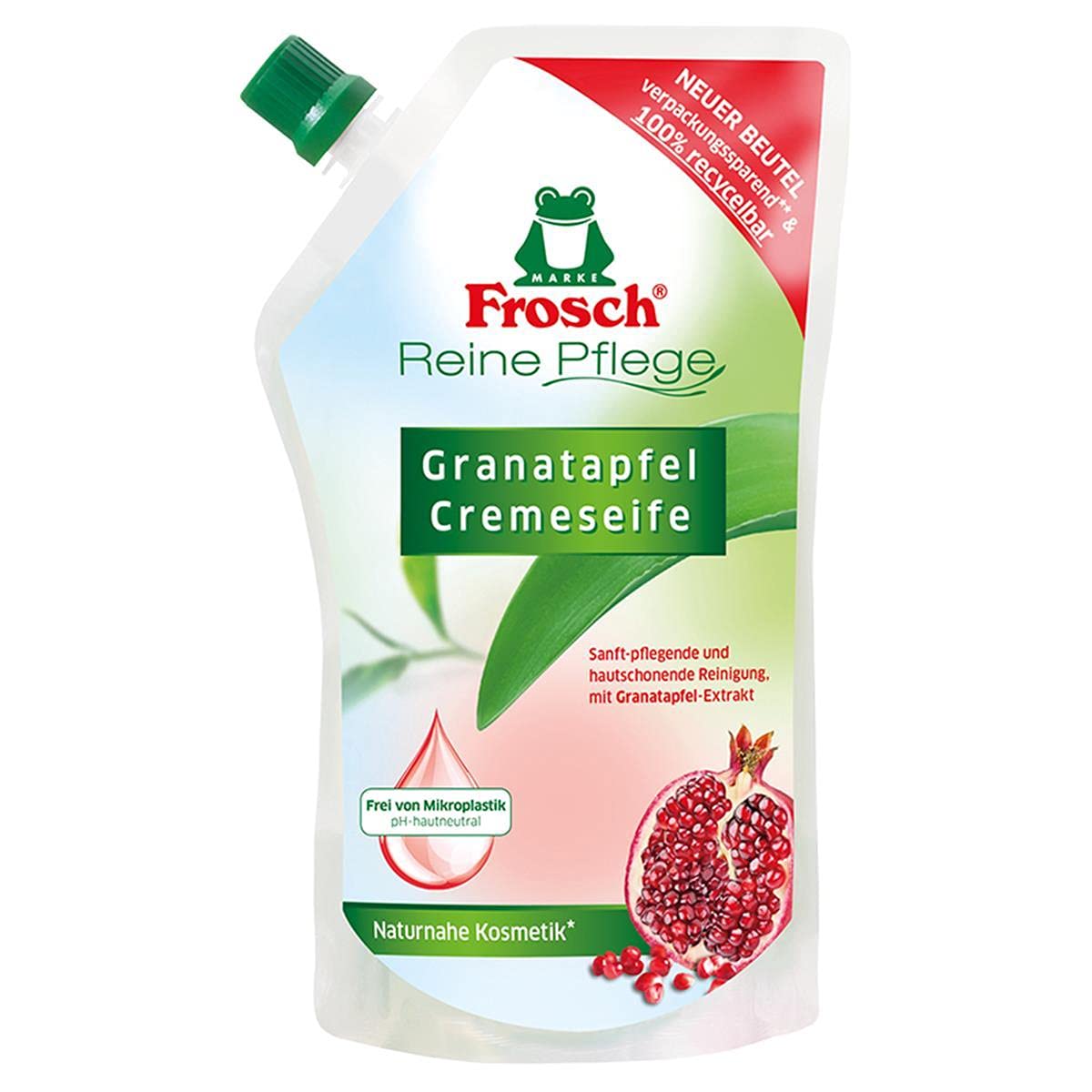 Frosch Handseife Granatapfel Nachfüller, 2er Pack (2 x 500 ml)