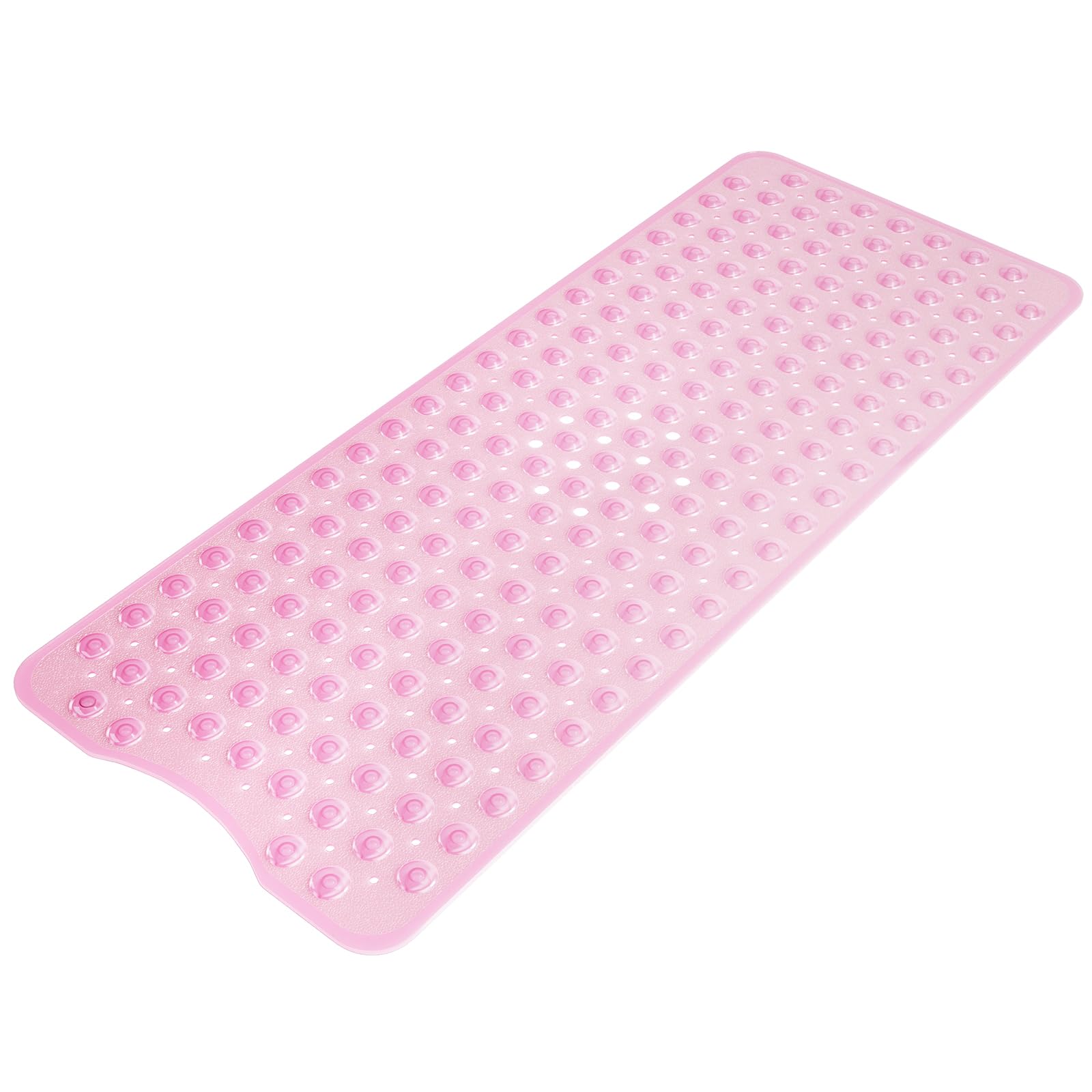 Photo 1 of AmazerBath Shower Mat Clear Pink 40 x 16 Inches
