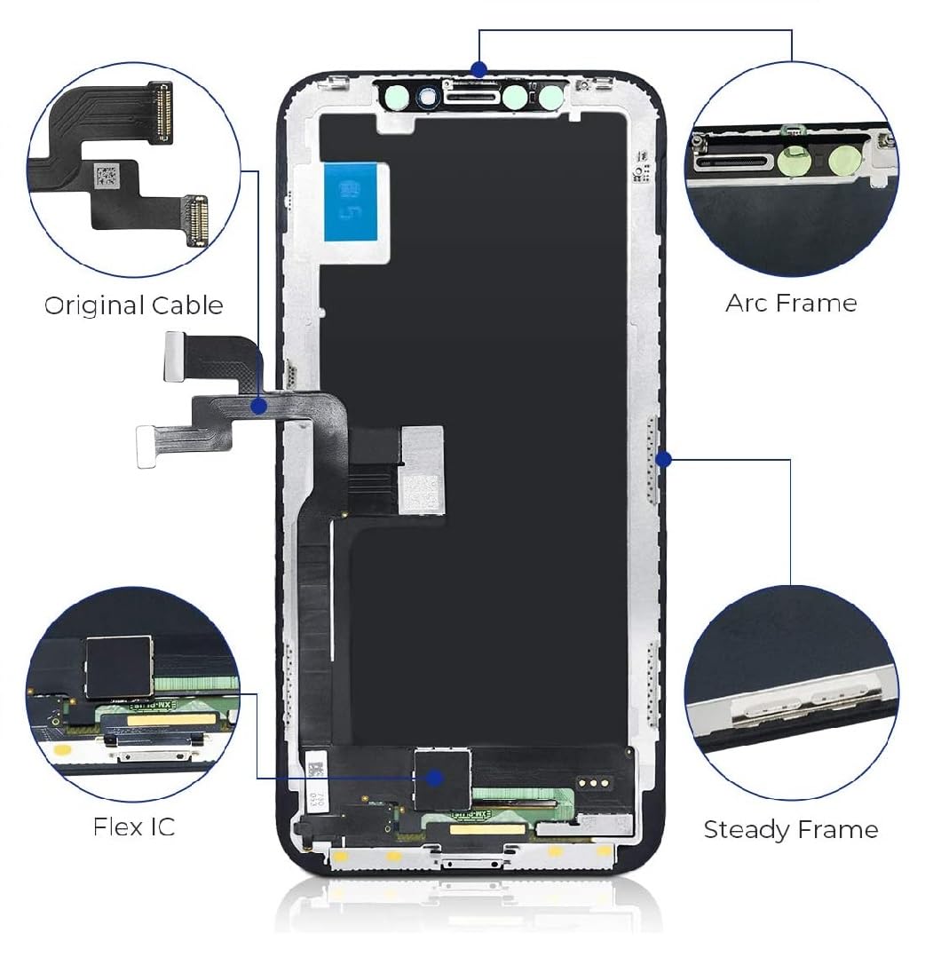 Display Per Iphone X LCD 5,8 Pollici,Per Iphone X Schermo 3D Touch