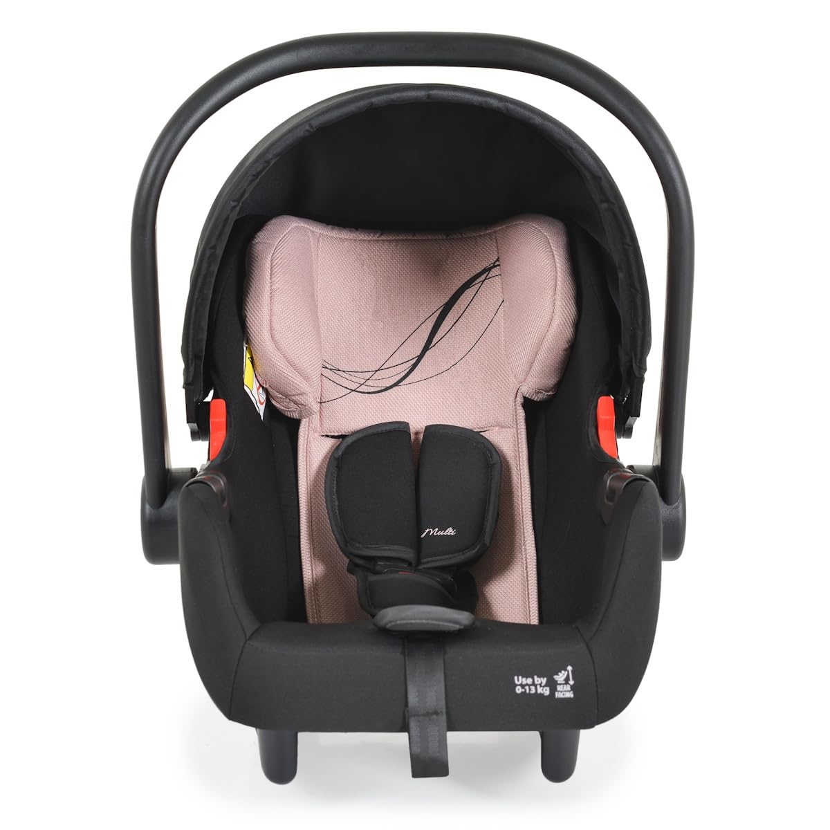 Moni Babyschale i-Size Multi (40-87cm) Gruppe 0+ Fußabdeckung Kopfstütze Gurt, Farben:rosa