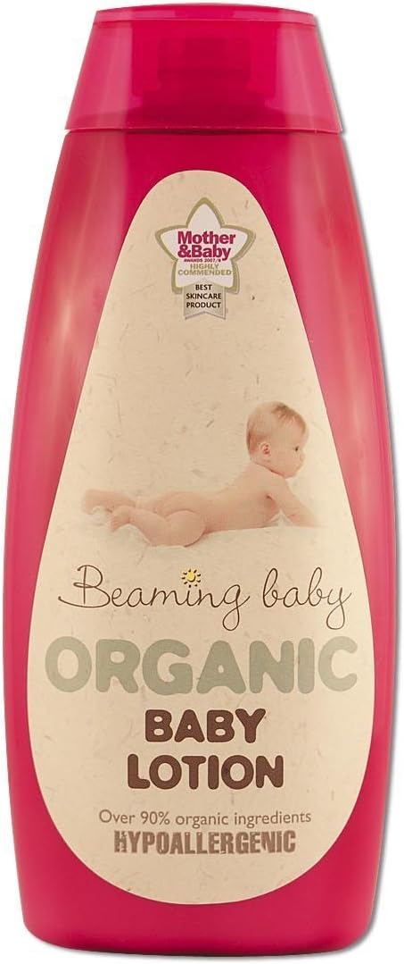 Beaming BabyBaby Lotion, Certified Organic, Hypoallergenic and Award Winning!! Twin Pack