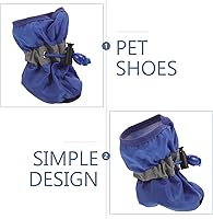 Vista 3 de Zapatos de perro para perros pequeños a medianos, botines de perro, protector de patas para pavimento caliente, botas de senderismo de nieve