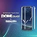 Galaxy S9 Plus Screen Protector, [Dome Glass] Full Coverage 3D Curved Tempered Glass Shield [NO UV Light Included] Easy Install by Whitestone for Samsung Galaxy S9+ (2018) - Replacement Only