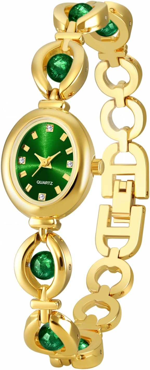 ADSBIAOYE Elegant Pearl Women's Dress Watch Fashion Oval dial Gift Women's Waterproof Watch