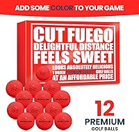 Vista 1 de Cut Golf – Pelotas de golf de distancia máxima de tacto suave – Una docena de bolas de giro reducido – Precisión mejorada, control lateral verde