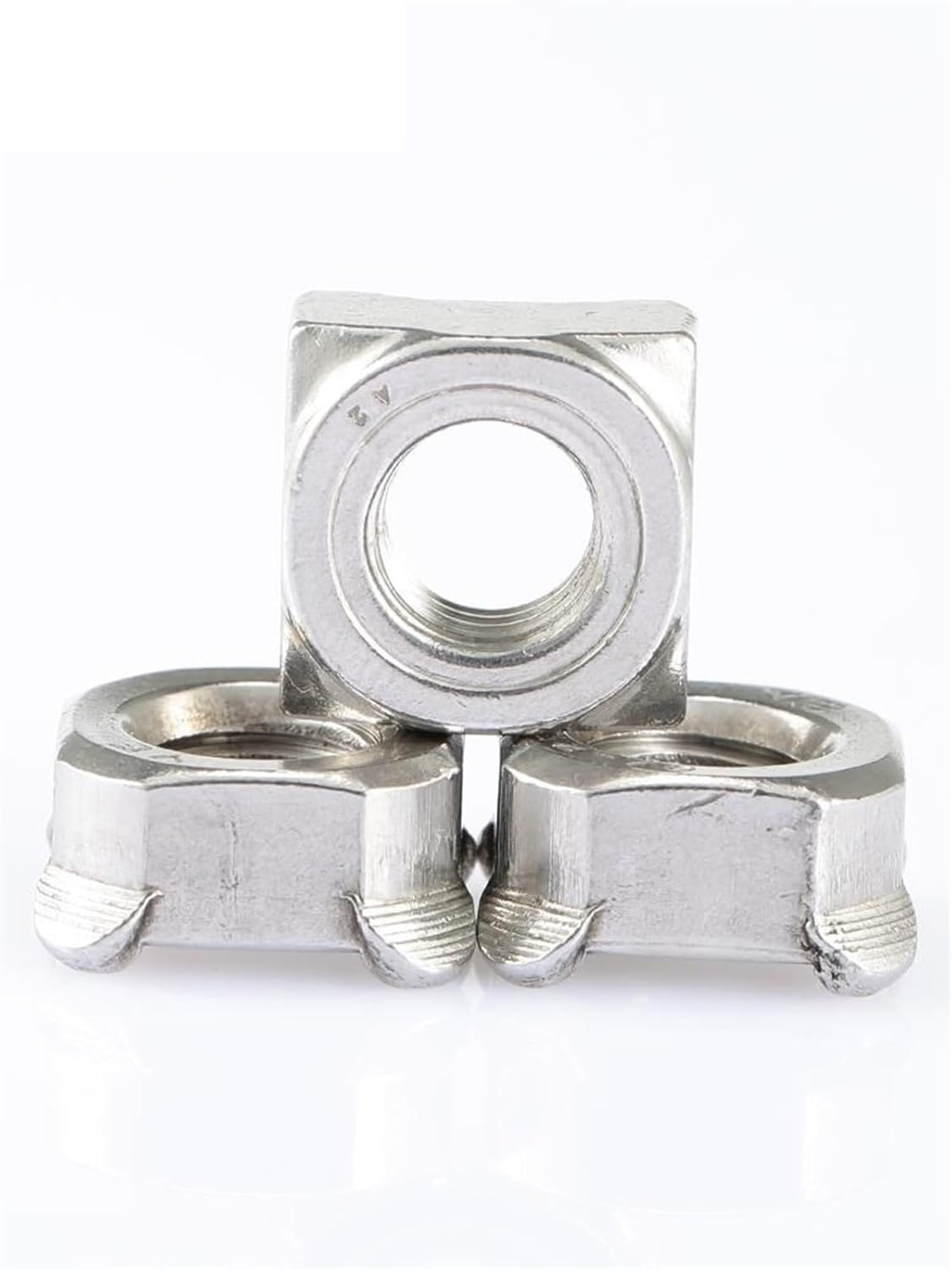 Square Weld Nuts 5pcs M3 M4 M5 M6 M8 M10 M12 304 Stainless Steel Square Welding Nut/Four Corner Welding Nut/Square Spot Welding Nut(M8)