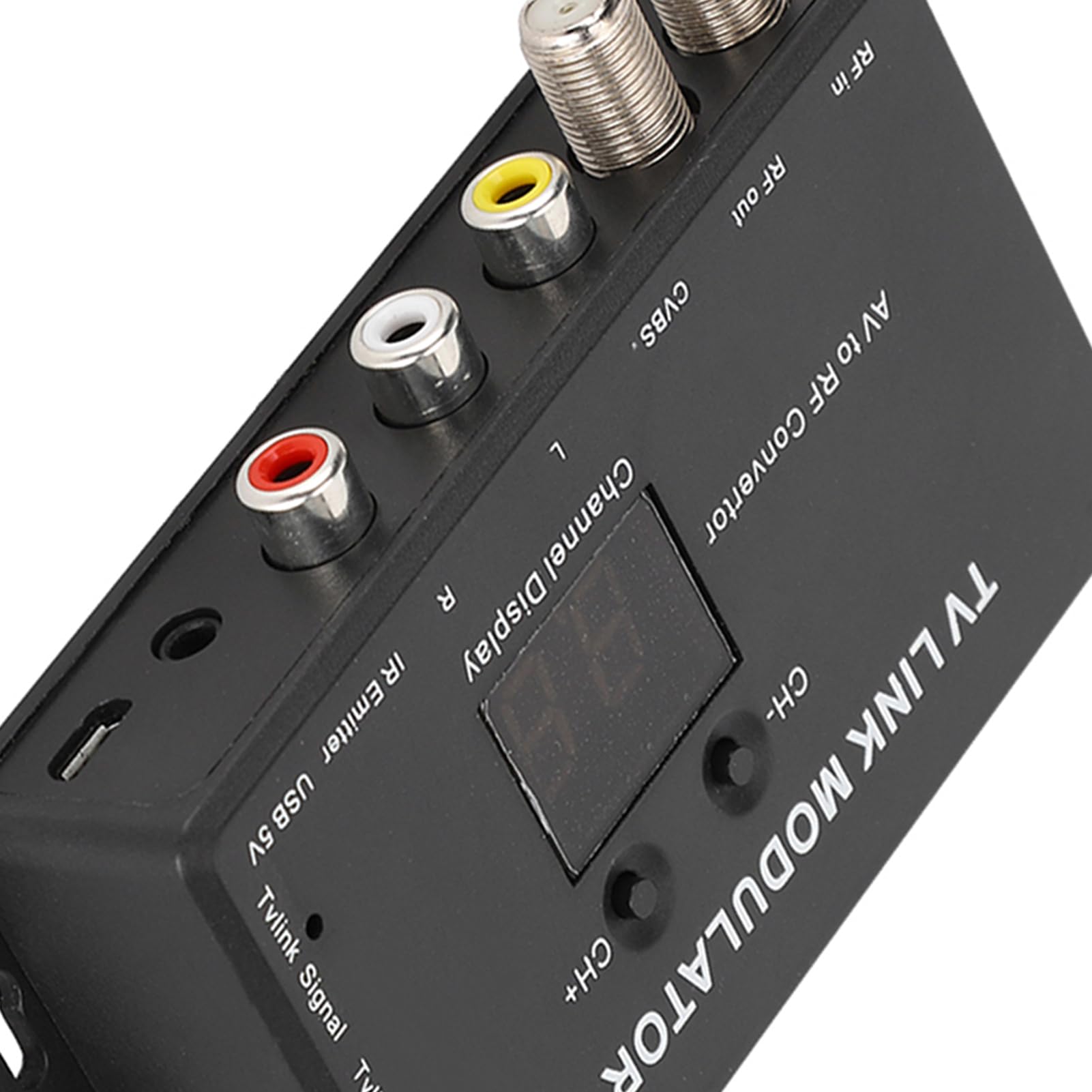 ACAGALA TM70 UHF TV LINK Modulator AV to RF Converter IR Extender with Channel Display
