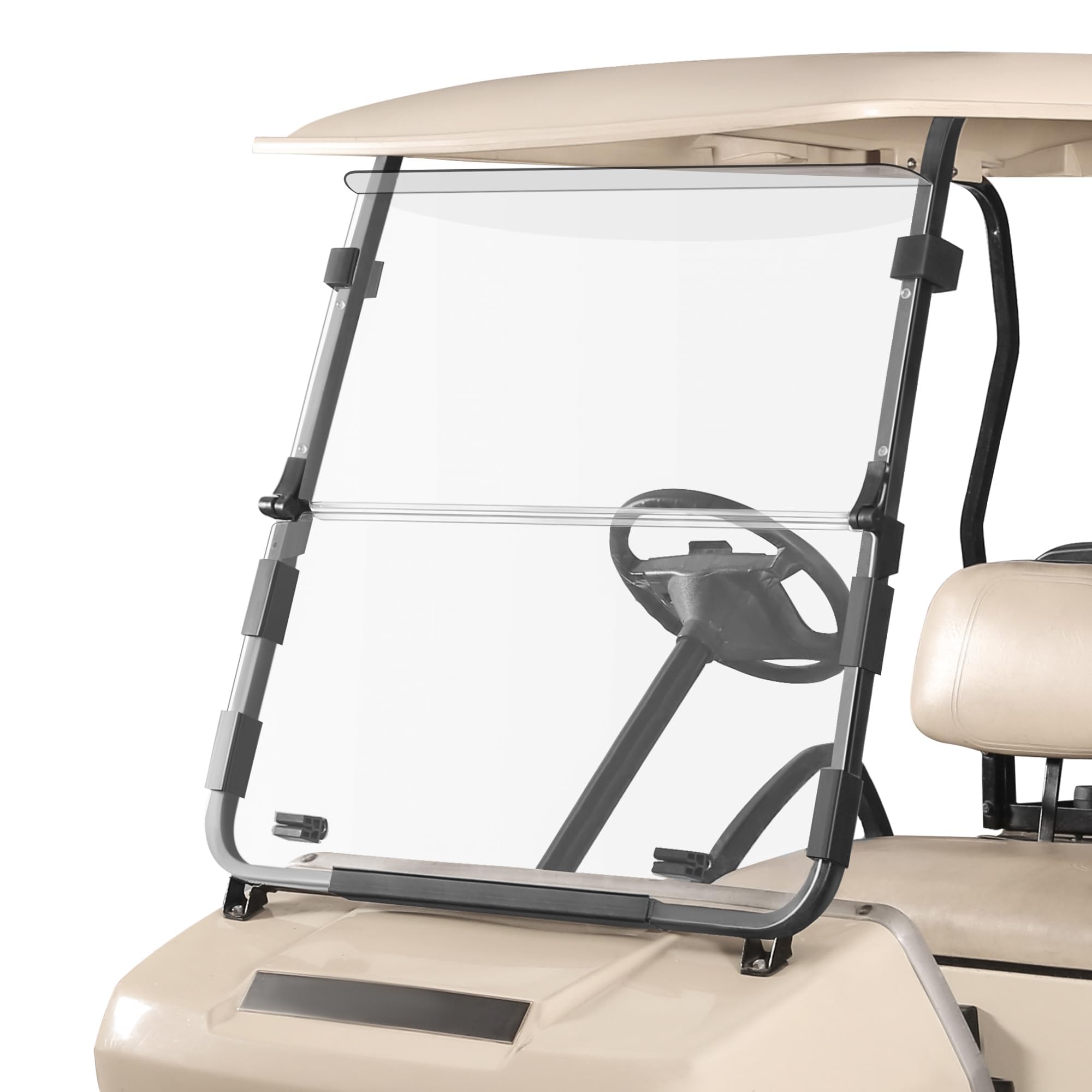 Photo 1 of 10L0L Golf Cart Windshield for Club Car DS 1982-2000.5- Fold Down-Clear