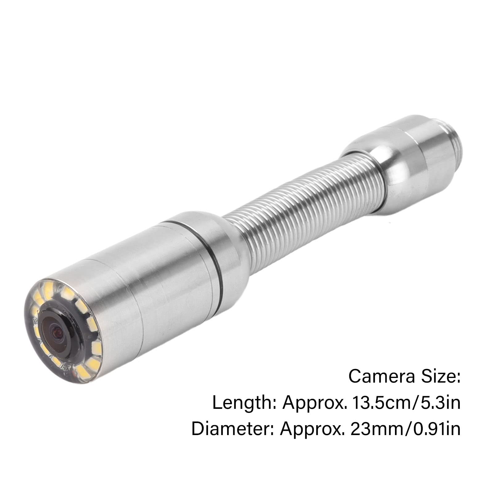 Kanalkamera Kopf 17mm IP68 - Wasserdichter Ersatz Für Rohrkamera Mit 6 LEDs