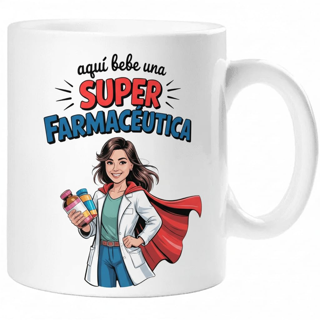 Taza SUPER POLICÍA – Regalo Original para POLICÍA | Taza de Cerámica 325ml con Diseño Superhéroe | Apta Microondas y Lavavajillas — view 20