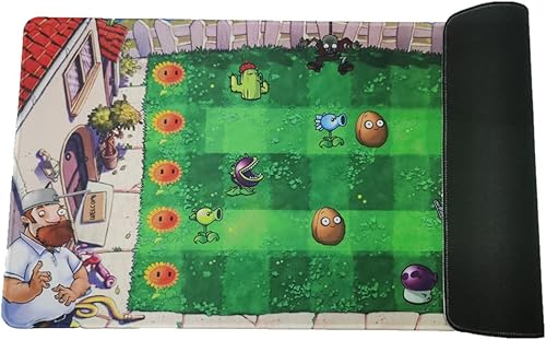 Miniatura 2 de JHESAO Plantas Mapa de batalla Juguete PVC Zombies Plan de juego Mat Figuras de felpa Mapa de escena PVZ Juguetes Alfombrilla de ratón