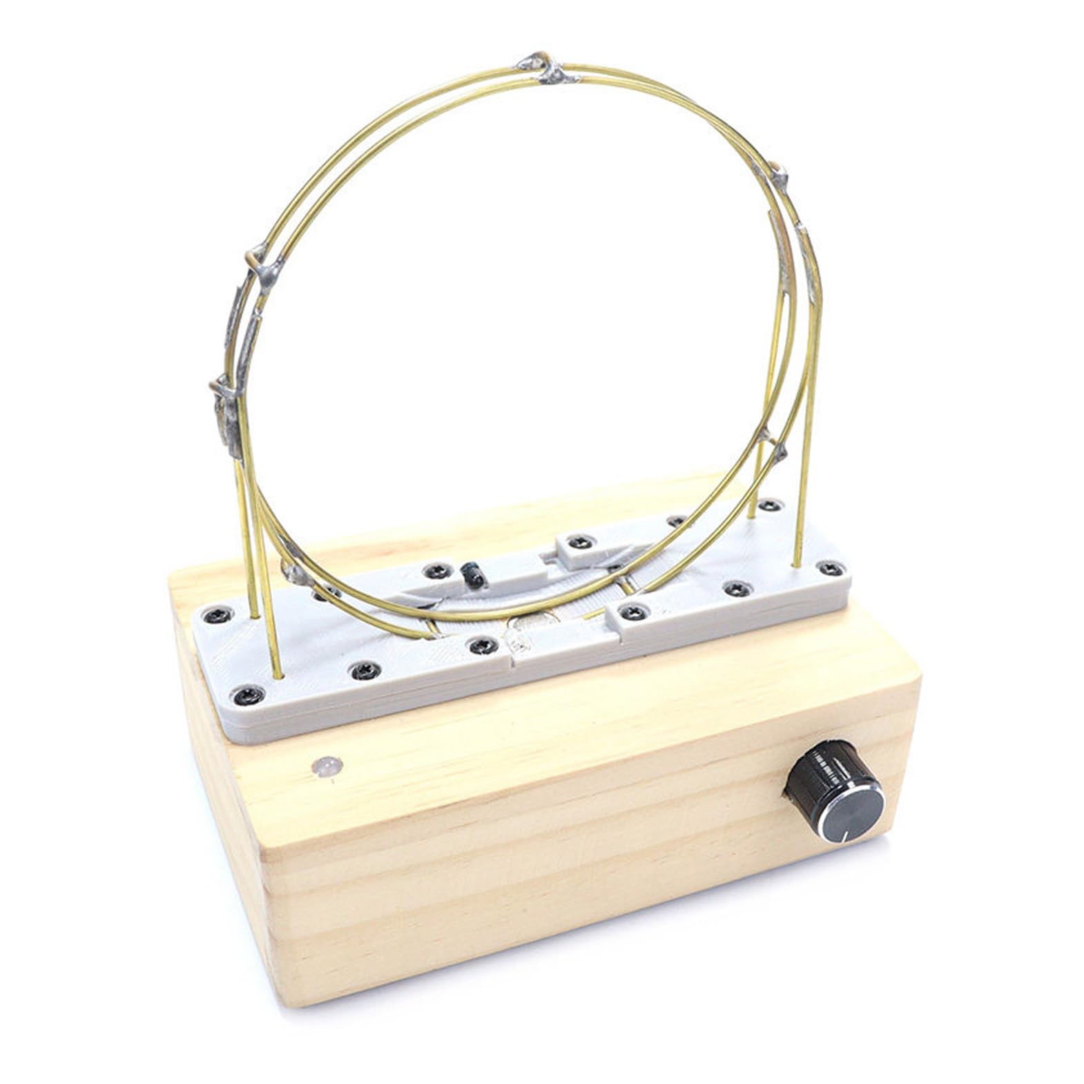 DIY Perpetual Motion Machine Model, Electromagnetic Cyclotron Scientific Experiment Equipment, Perpetual Marble Machine, Intelligent Control Adjusts, Iron Ball Circular Motion Coil, for Classroom