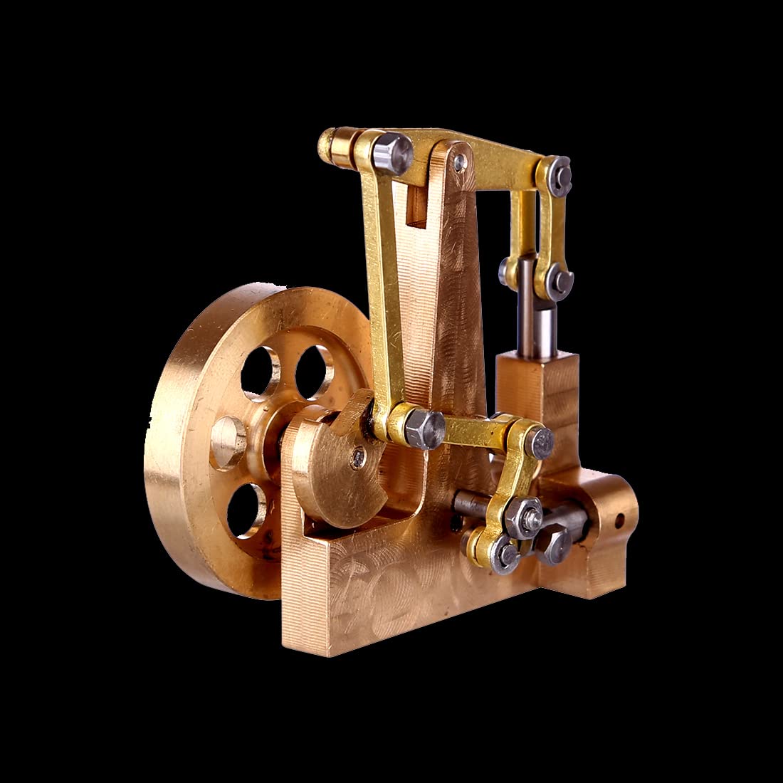 PizazzToy Machine à vapeur pour adultes - Équilibre - Type Mini - En cuivre pur - Modèle sans chaudière - Cadeau créatif - Modèle à vapeur - Kit mécanique