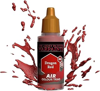 The Army Painter Warpaint Air Dragon Red - Acrylic Non-Toxic Heavily Pigmented Water Based Paint for Tabletop Roleplaying, Boardgames, and Wargames Miniature Model Painting