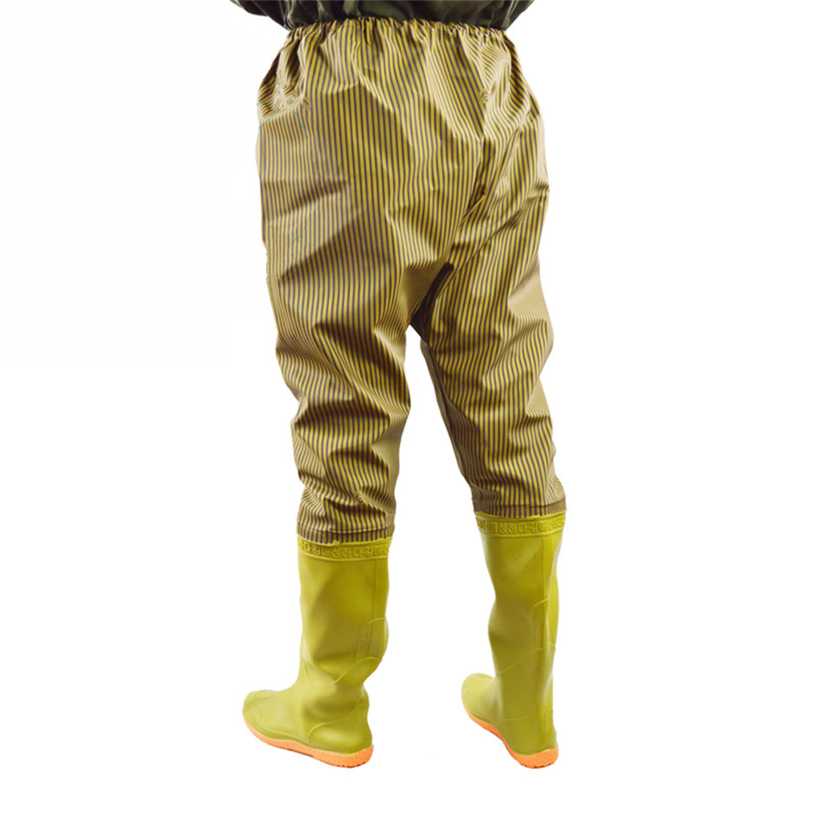 Stivali da Pesca Antipioggia Durevoli Impermeabili Pantaloni Trampoliere, 110 Cm Super Altezza Stivali in Gomma Traspirante Leggeri in PVC Trampolieri Stivali Pesca Antiscivolo
