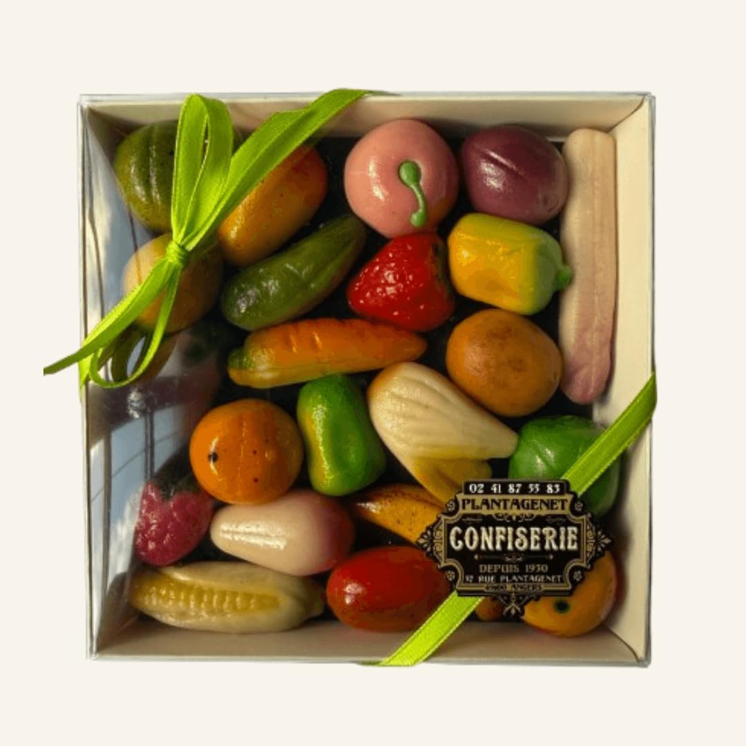 Caja de Frutas y Verduras de Mazapán – 300g