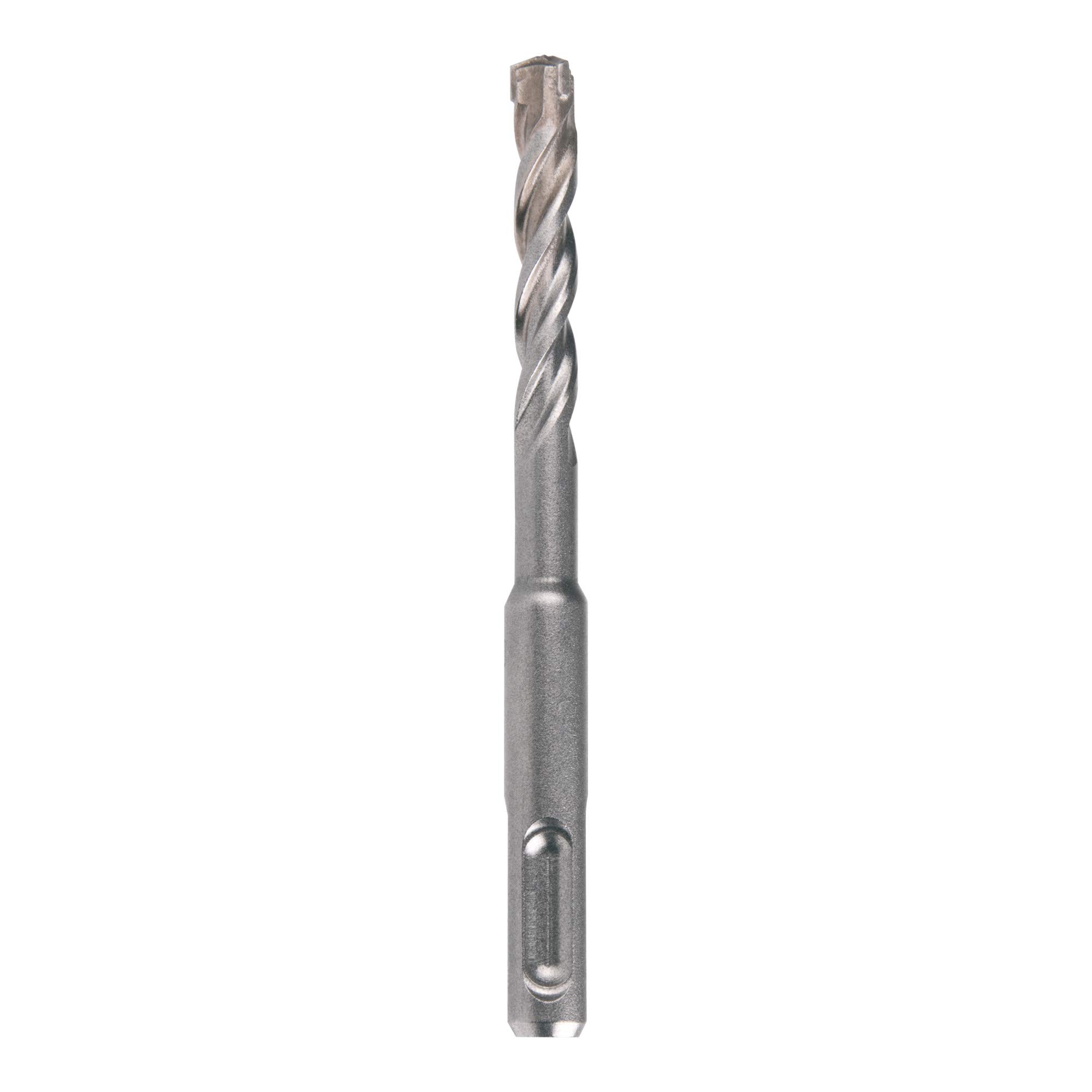 Ruko Tungsten Carbide SDS-plus Hammer Drill Bit with 3 Cutters, Bright Finish, 6.5 mm Diameter, 260.0 mm Length, R213067