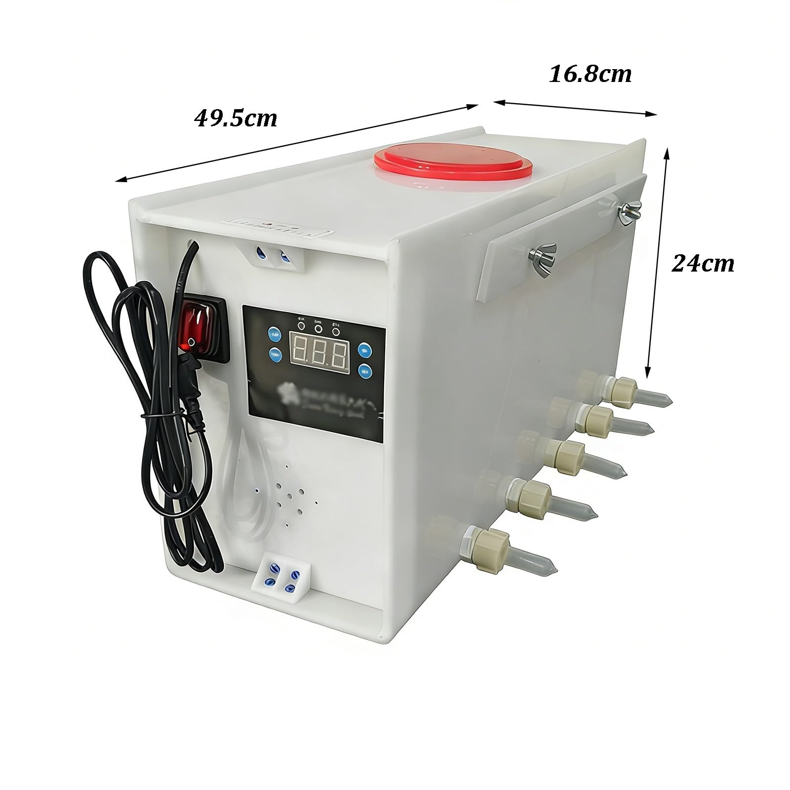 Máquina De Alimentación Para Lechones, Máquina Universal De Lactancia Para Corderos, Simulación De Sonido Y Tetina De Silicona, Alimentación De Silicona De Doble Cara(10Nipples)