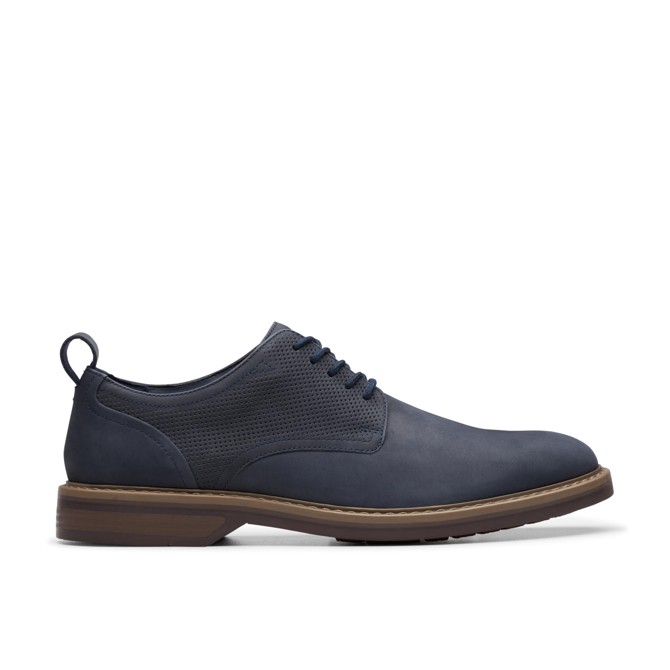 Clarks Aldwin Lace Mens Navy Nubuck, 7