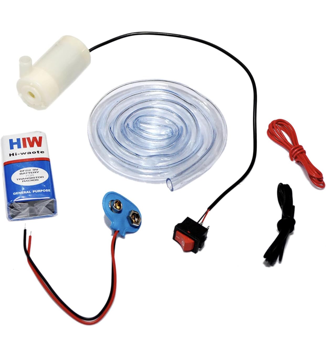 ROBOCORE Pump Kit DC Micro Submersible Mini Water Pump for DIY Projects Kit (Ivory)