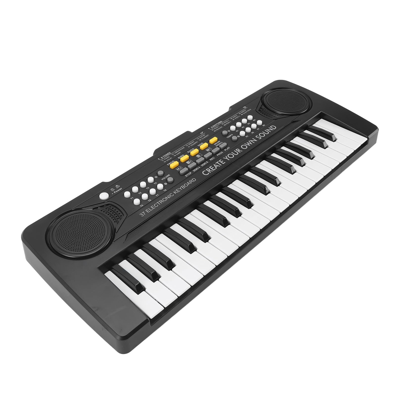 37 Key Portable Electronic Piano Keyboard, Multifunctional Music Toy for Kids Educational Instrument with Microphone, for Boys Girls