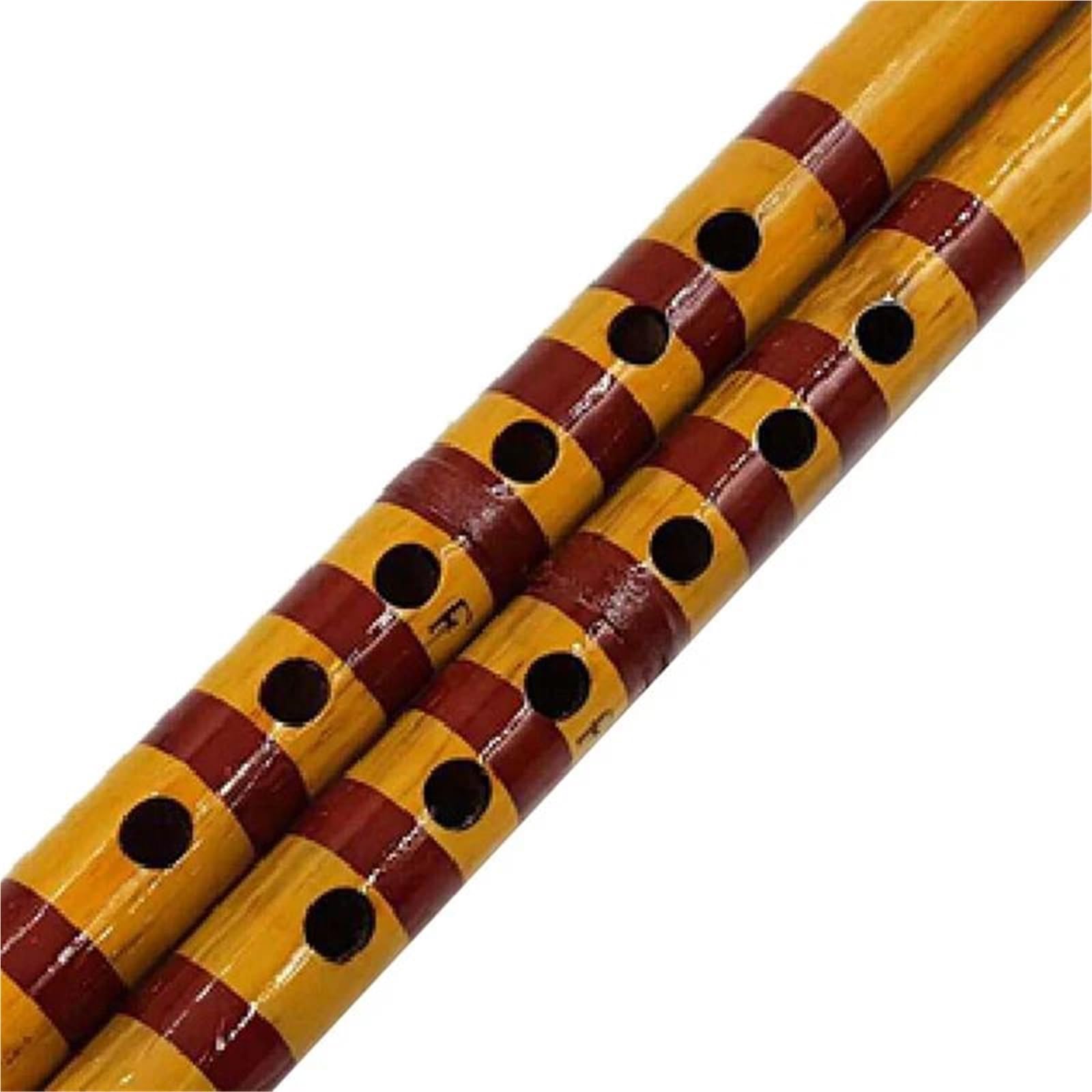 Flauta de bambú profesional Flauta De Bambú Larga Tradicional Clarinete Instrumento Musical De 7 Agujeros