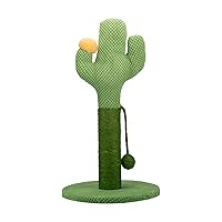 AQPET Tiragraffi Cactus 54 cm con Cuccia per Gatti Albero Parco Giochi Gioco Tira Graffi per Gatto
