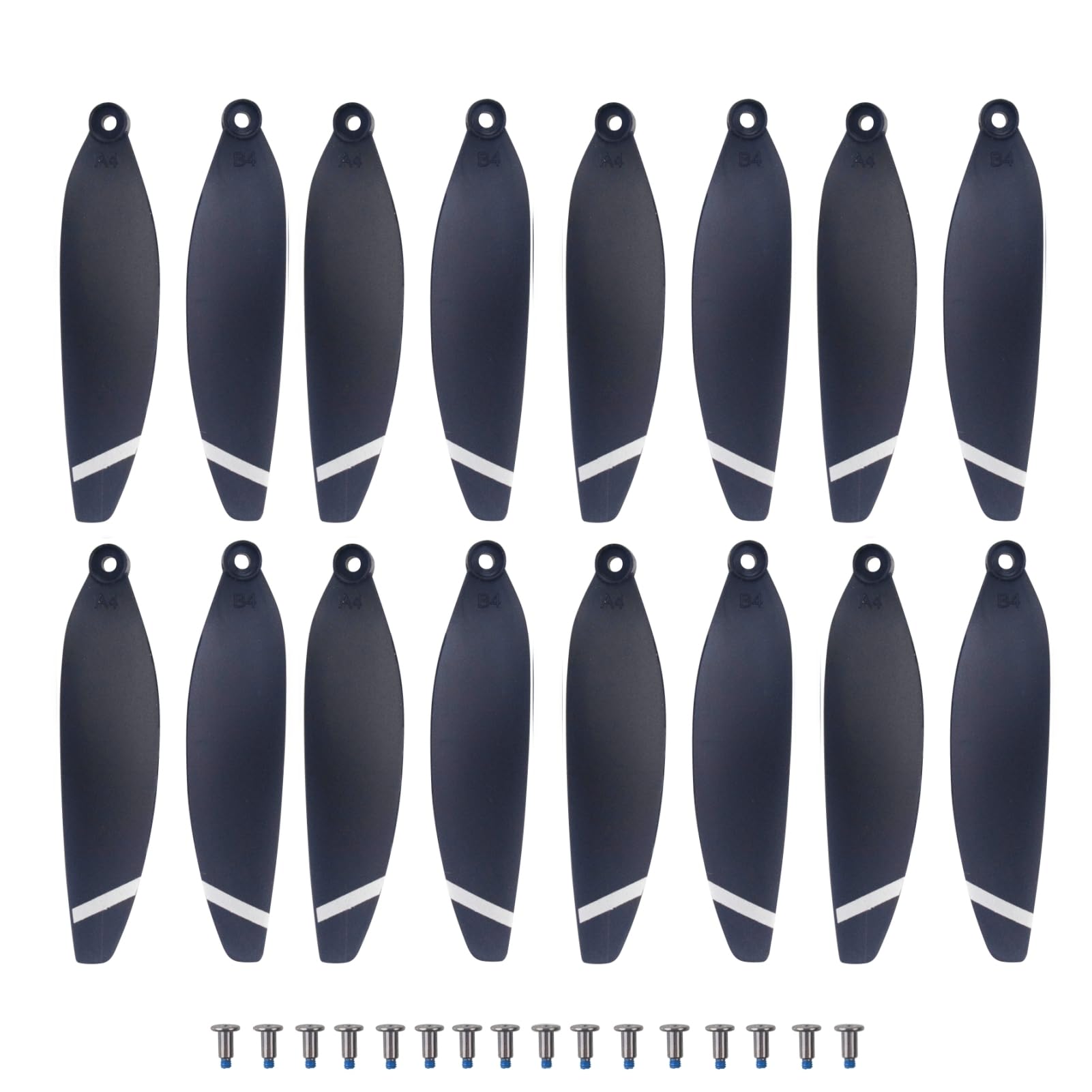 Fytoo16PCS Propeller for S136 Brushless Obstacle Avoidance Drone HD Aerial Photography Quadcopter Accessories RC Aircraft Spare Parts Propeller Blade
