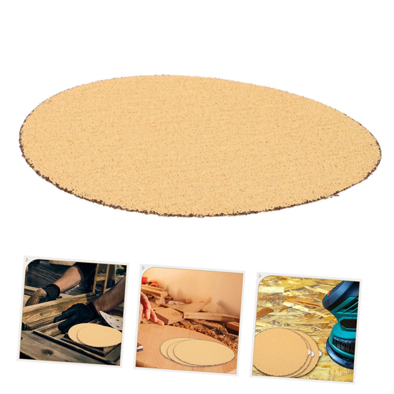 ULTECHNOVO 10pcs Self Adhesive Sanding Discs Grit Sandpaper Pads for Angle and Versatile Sanding Discs for Woodworking and Automotive Finishing