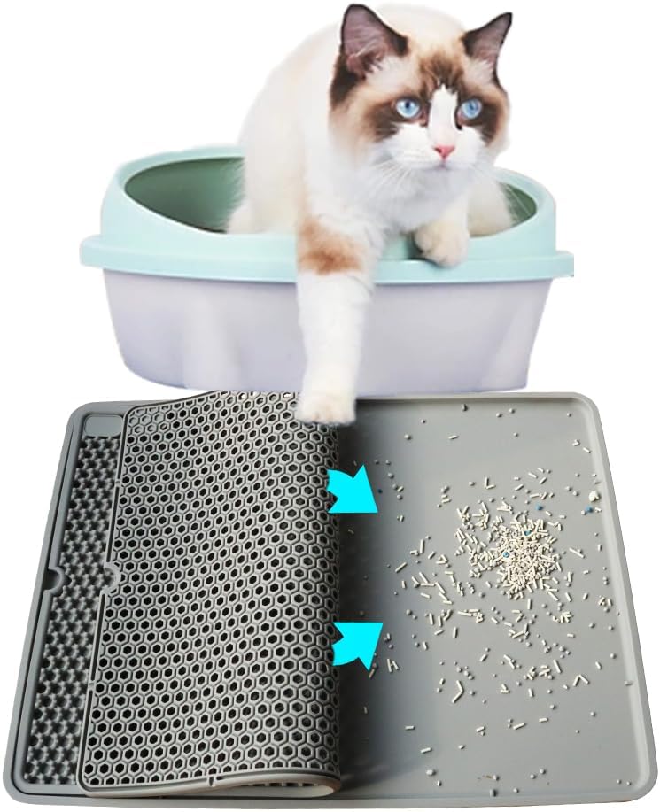 Windhunt Silicone Cat Litter Mat Urine&Waterproof Pretty