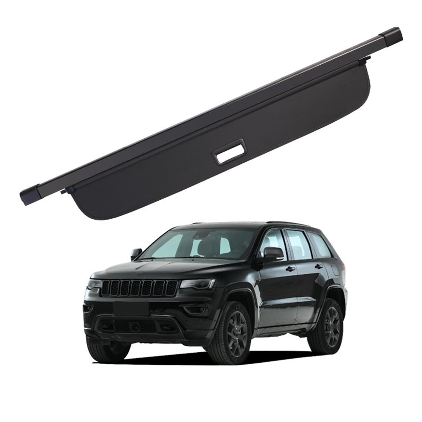 Trunk Cargo Abdeckung Paket Rack Versenkbare Schild Privatsphäre Für Jeep Für Grand Für Cherokee 2017 2018 2019 2020 2021 Gepäckraumabdeckung