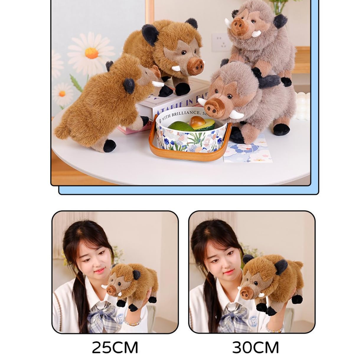 Amazon.co.jp: イノシシ 猪 ぬいぐるみ 抱き枕 リアル 縫いぐるみ